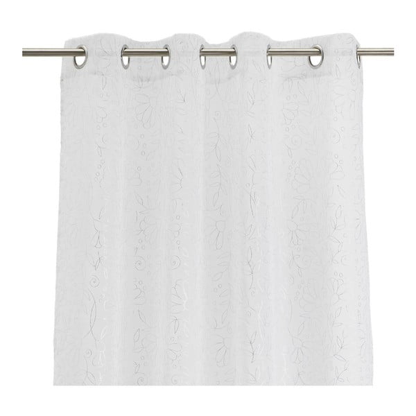 Biela/v striebornej farbe záclona 140x260 cm Pucka – Casa Selección