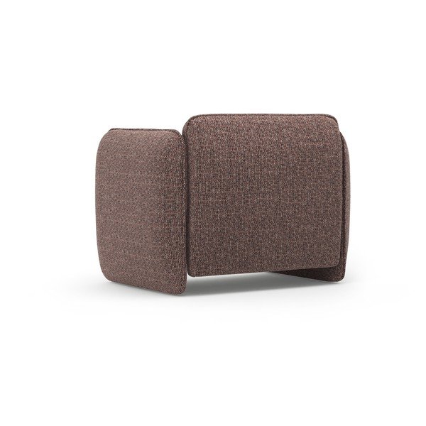 Hnedé ženilkové kreslo Georgia – Micadoni -image-3