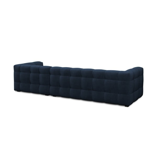 Modrá zamatová rohová pohovka Windsor & Co Sofas Vesta, pravý roh-image-4