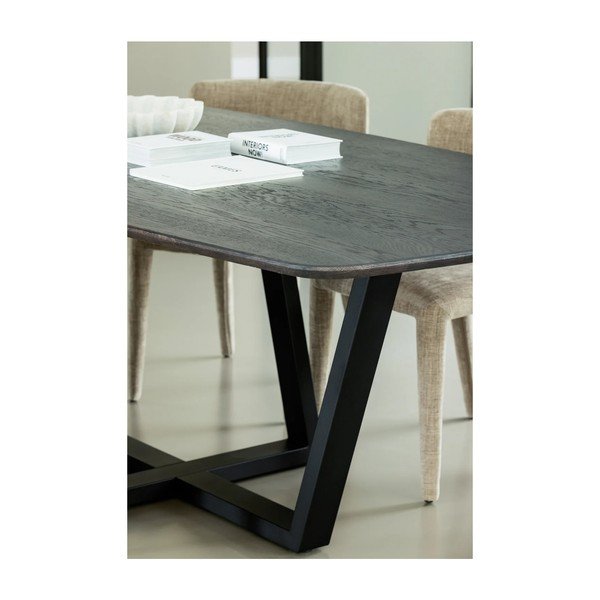 Jedálenský stôl s doskou z dubového dreva 100x220 cm Tablo – WOOOD-image-2