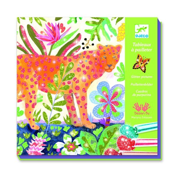 Výtvarný set na pieskovanie Djeco Tropical Animals-image-1