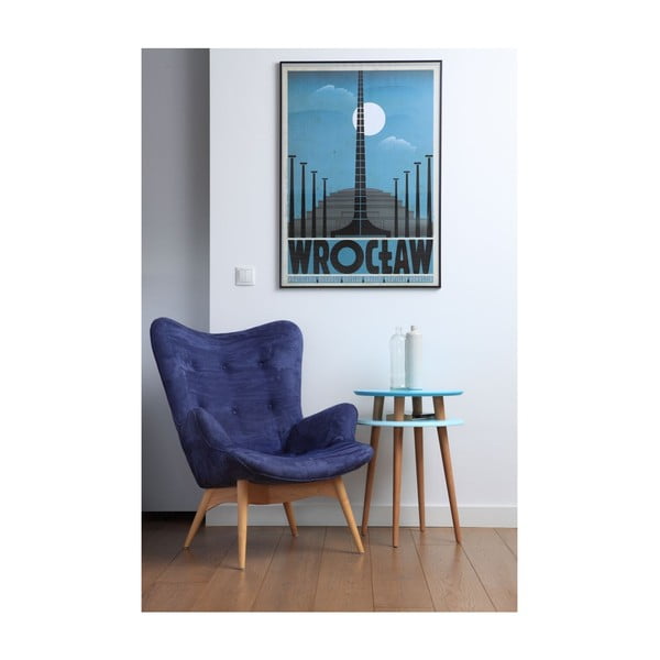 Svetlosivý odkladací stolík Ragaba UFO, ⌀ 45 cm-image-3