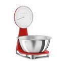 Červená plastová digitálna kuchynská váha – SMEG