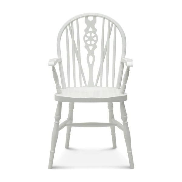 Biela drevená stolička Fameg Ib