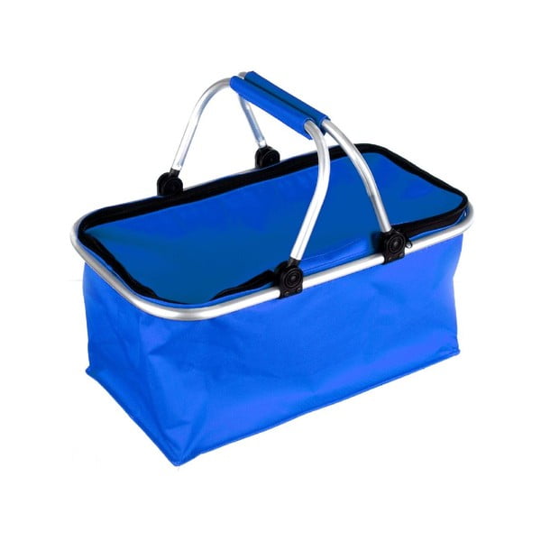 Prenosný nákupný košík Vetro, modrý