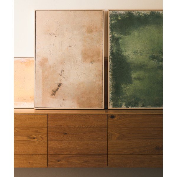 Ručne maľovaný obraz s rámom/na plátne 60x90 cm Selnar – Kave Home-image-2