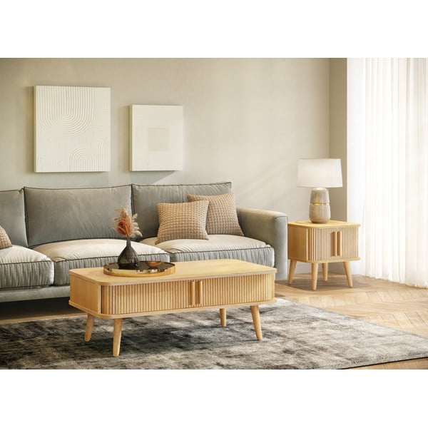 Konferenčný stolík v dekore duba 58x107.5 cm Rove – Woodman-image-1