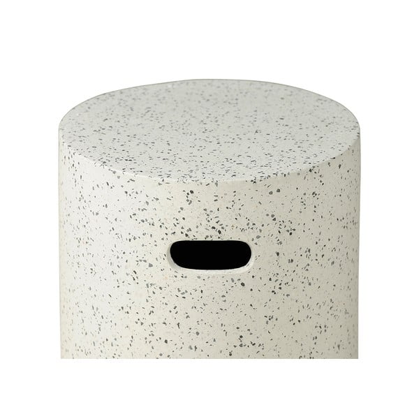 Biely záhradný odkladací stolík Bonami Selection Loris, ø 35 cm-image-2