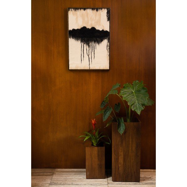 Drevené stojany na kvety 2 ks (výška  80 cm) Ribble – Dutchbone-image-1