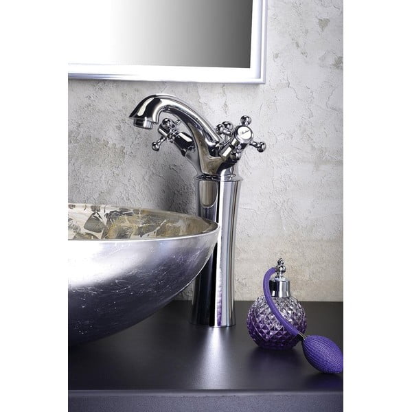 Ružová stojančeková umývadlová batéria Antea – Sapho-image-1