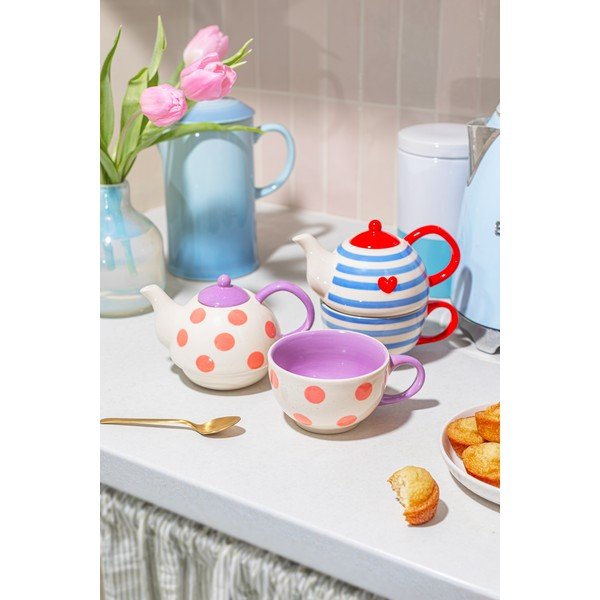 Porcelánová čajová súprava Surprise Cat – Sass & Belle-image-2