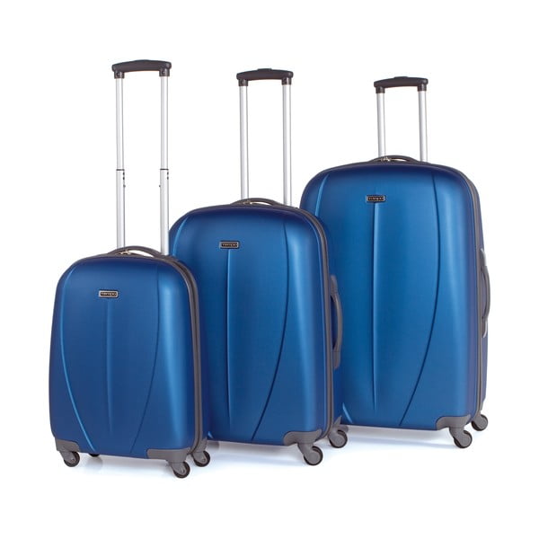 Set 3 cestovných kufrov Tempo Azul