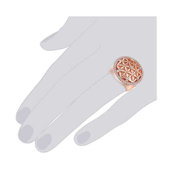 Prsteň s krištáľmi Swarovski Lilly & Chloe Clarisse, veľ. 52-image-1