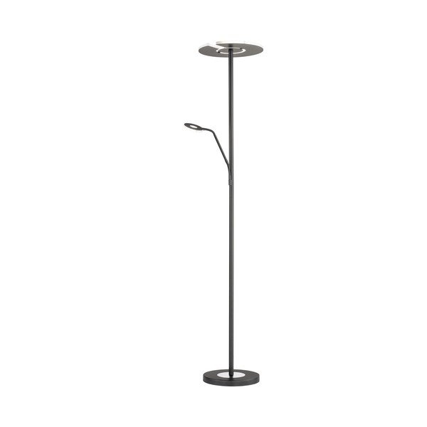 Čierna LED stmievateľná stojacia lampa (výška 180 cm) Dent – ​​Fischer & Honsel-image-3