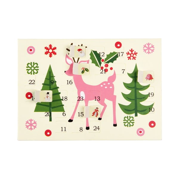 Vianočná karta v dizajne adventného kalendára – Rex London