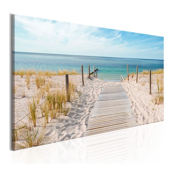 Obraz na plátne Artgeist Silence of The Beach, 150 × 50 cm