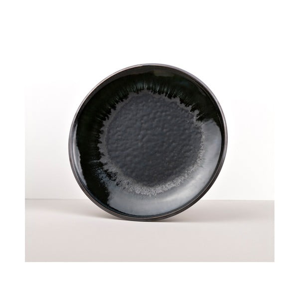Čierny keramický tanier Made In Japan Mattl, ⌀ 25 cm