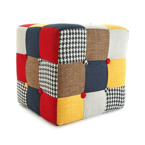Puf na sedenie Patchwork Multi-image-1