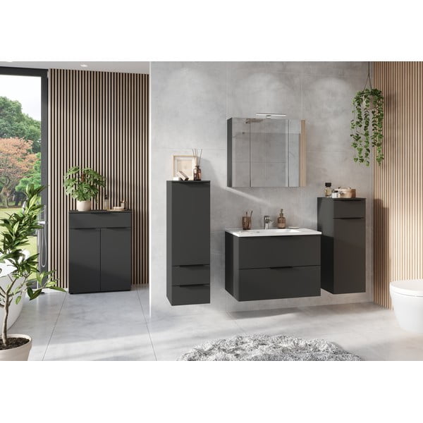 Antracitovosivá kúpeľňová zostava Crandon – Germania-image-1