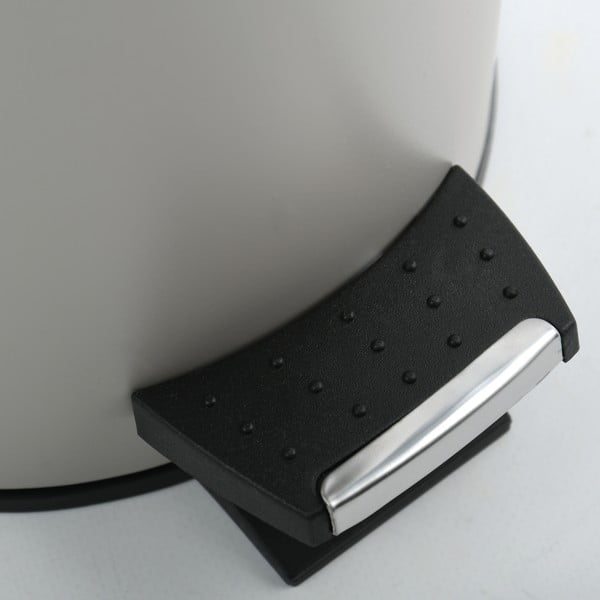 Taupe nášľapný oceľový odpadkový kôš 3 l Adonis – Spirella-image-4