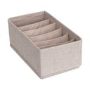 Béžový organizér do zásuvky s priehradkami Bigso Box of Sweden Drawer, 16,5 x 11 cm