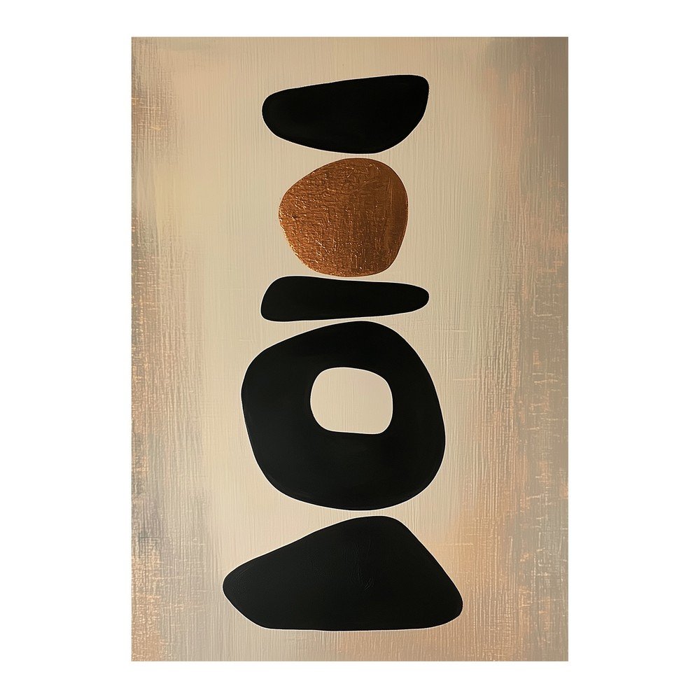 E-shop Tlačený obraz na plátne 70x100 cm Stones – Styler