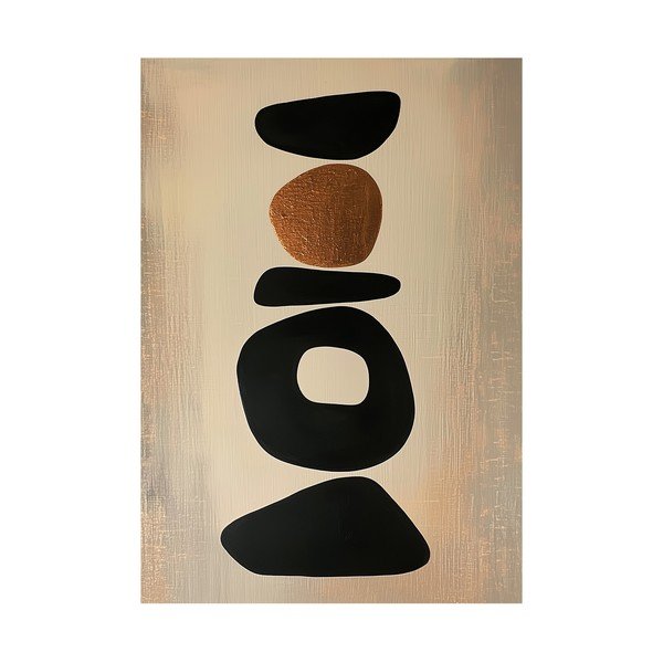 Tlačený obraz na plátne 70x100 cm Stones – Styler