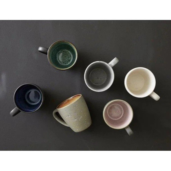 Čierne/tmavomodré keramické hrnčeky v súprave 4 ks 300 ml Gastro Black/Mix – Bitz-image-1