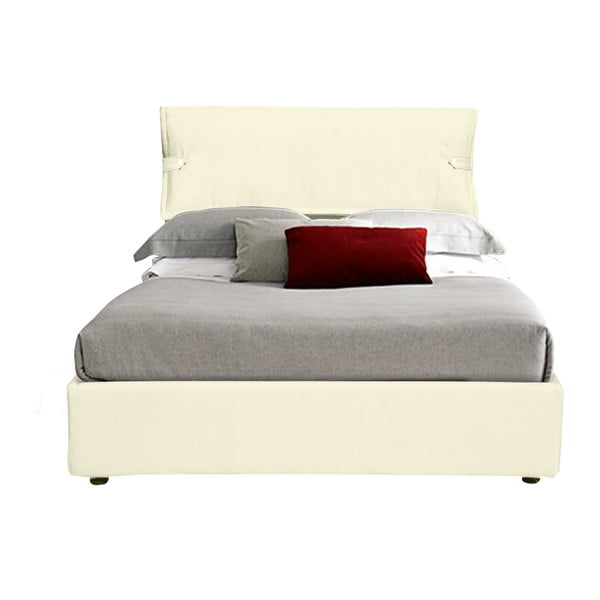 Béžová jednolôžková posteľ s úložným priestorom 13Casa Feeling, 120 x 190 cm