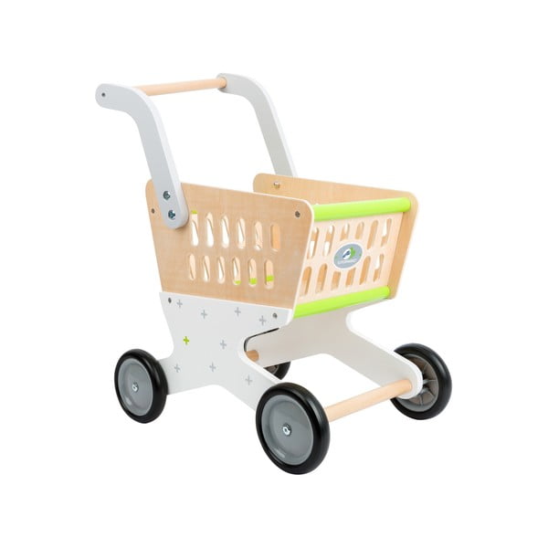 Detský drevený nákupný vozík Legler Shopping-image-3