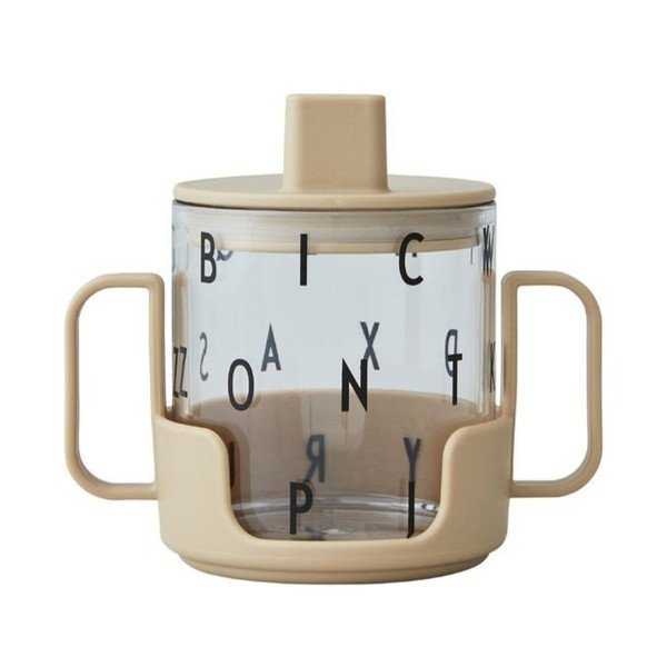 Béžový detský hrnček Design Letters Grow With Your Cup