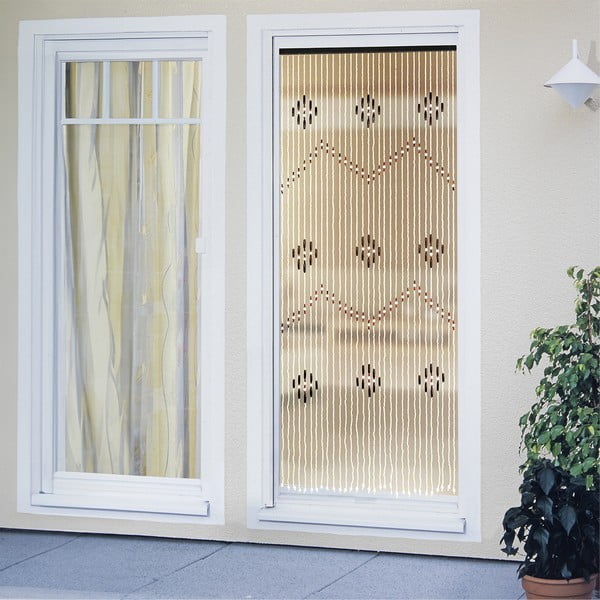 Bambusový záves do dverí v prírodnej farbe 90x200 cm – Maximex-image-2