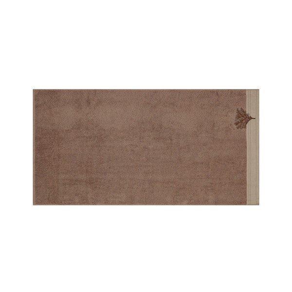 Sada 2 hnedých bavlnených osušiek Infinity, 70 × 140 cm-image-1