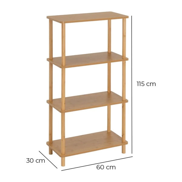 Regál v prírodnej farbe 60x115 cm – Casa Selección-image-4