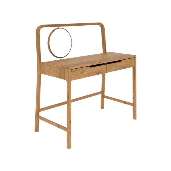 Toaletný stolík z dubového dreva 57x110 cm Twig – The Beds