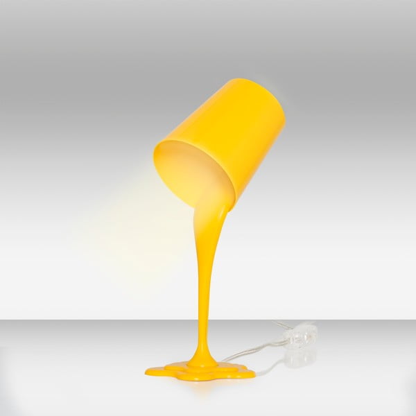 Žltá stolová lampa Homemania Ximena-image-1