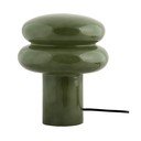 Zelená sklenená stolová lampa (výška  24 cm) Incesante – Leitmotiv