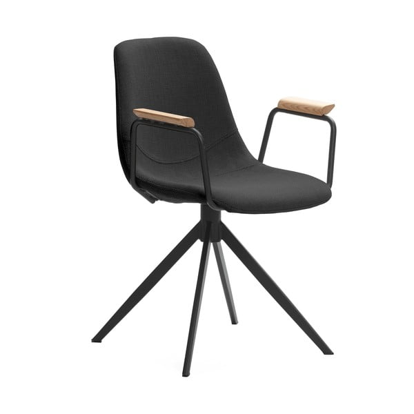 Čierne jedálenské stoličky v súprave 2 ks Tali – Marckeric