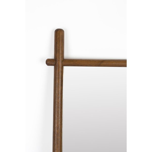 Stojacie zrkadlo s dreveným rámom 58x160 cm Solene – White Label-image-2