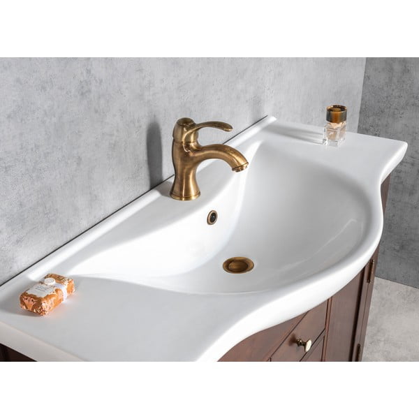 Stojančeková umývadlová batéria v bronzovej farbe Kirké – Sapho-image-2