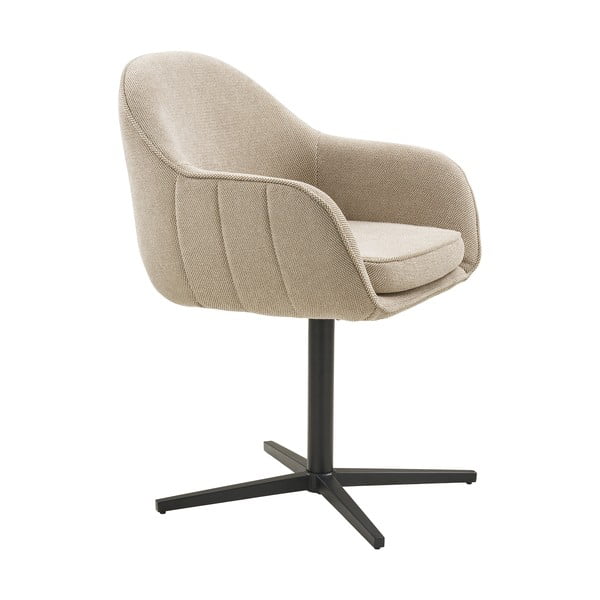 Svetlosivé čalúnené jedálenské kreslá v súprave s podrúčkami 2 ks Tamera – House Nordic-image-2