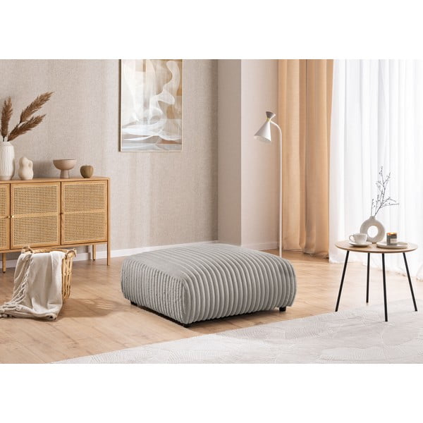 Svetlosivá menčestrová podnožka Justin – Ropez-image-1