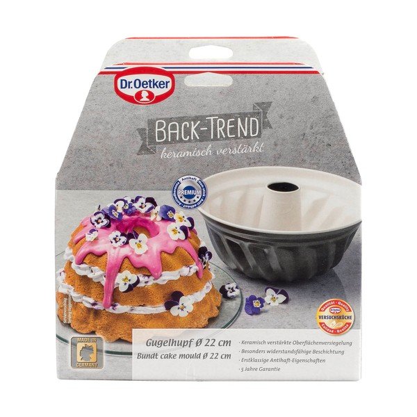 Oceľová forma na bábovku s keramickým povrchom Dr. Oetker, ø 22 cm-image-2