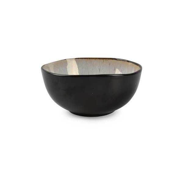 Čierna/béžová kameninová miska 390 ml Lunar – Salt&Pepper-image-2