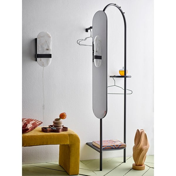 Čierny kovový stojan na oblečenie Belen – Bloomingville-image-1