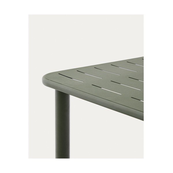 Oceľový záhradný jedálenský stôl 90x180 cm Brai – Kave Home-image-3