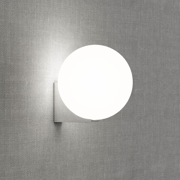 Nástenné svietidlo v striebornej farbe SULION Obi, ø 15 cm-image-2