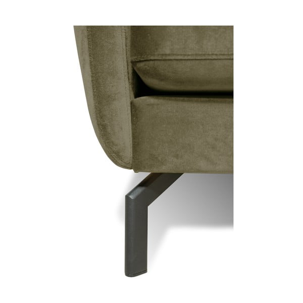 Zelená zamatová rohová pohovka (pravý roh) Magic - Scandic-image-4