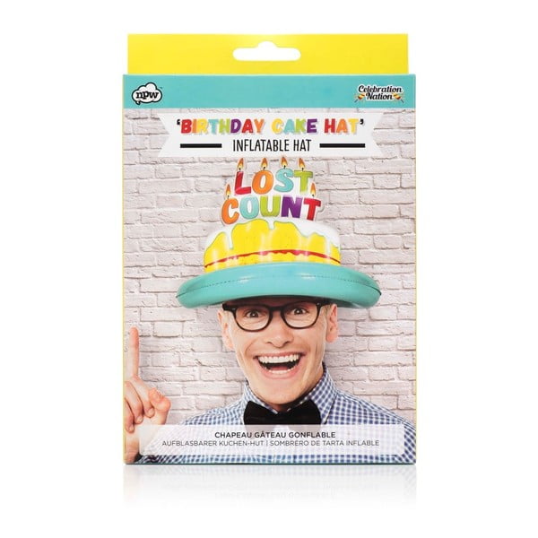 Nafukovacie párty čiapky NPW Birthday Hat Adult