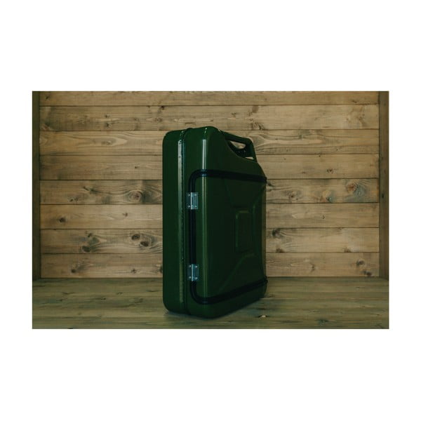 Set zeleného baru v tvare nádrže a 2 pohárov Designed By Man-image-2